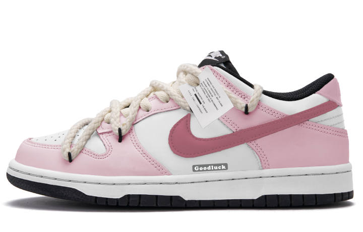 Nike Nike Dunk Skateboard Shoes Unisex Low Top White Pink