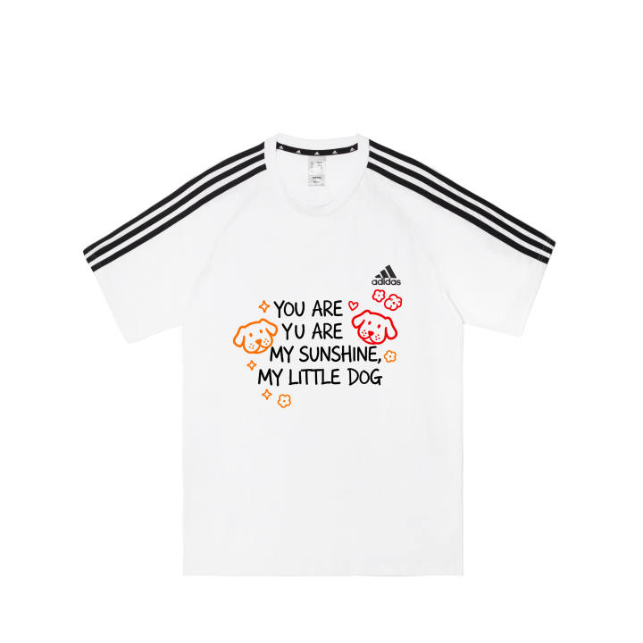 Adidas Adidas T Shirts Men's White Crew Neck Moderate