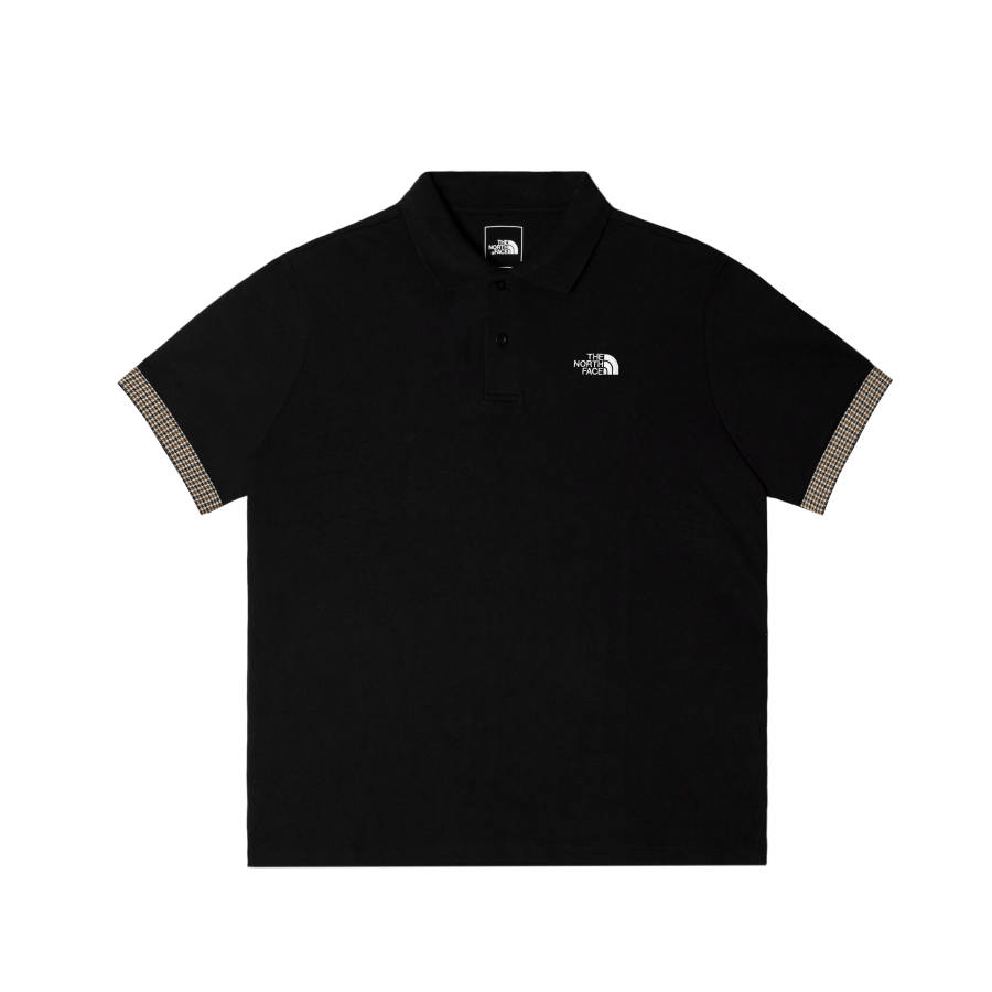 THE NORTH FACE Polo Shirts Men's Black Lapel Moderate