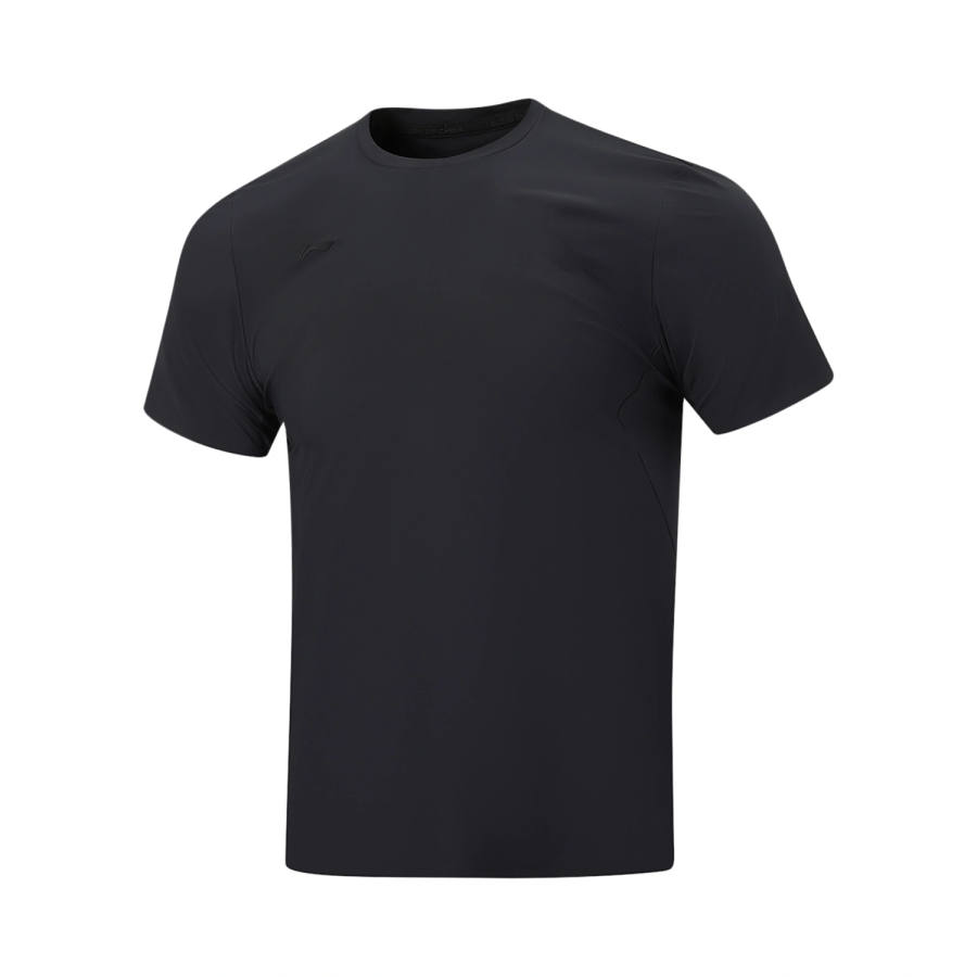 Li-Ning Li Ning Qingmu T Shirts Men's Black Crew Neck Moderate