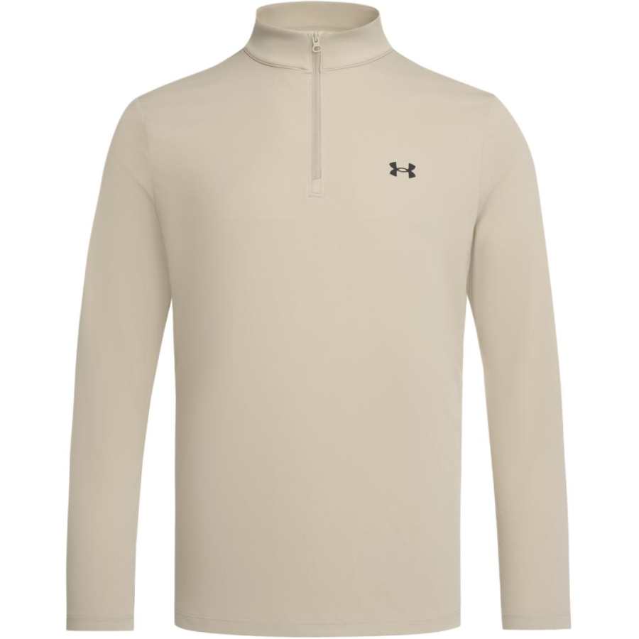 Under Armour T Shirts Men's Forest Dog Taupe 203 Stand Collar Moderate