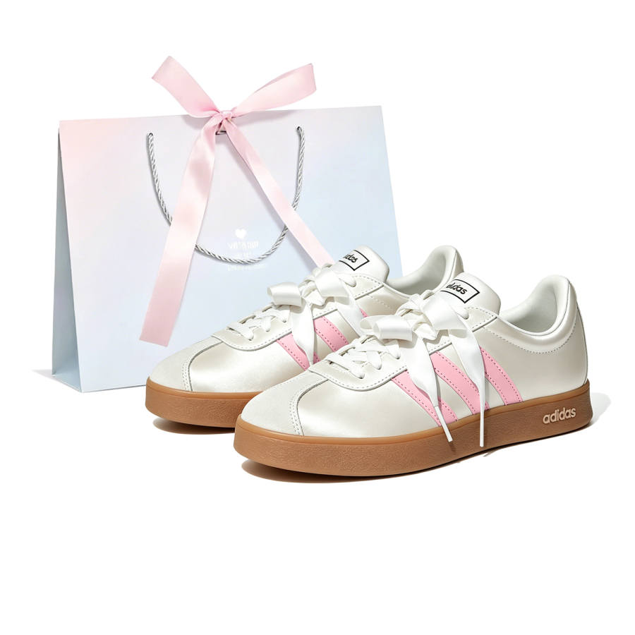 Adidas Adidas VL COURT 2.0 German Army Trainers Women's Low Top Pearl White