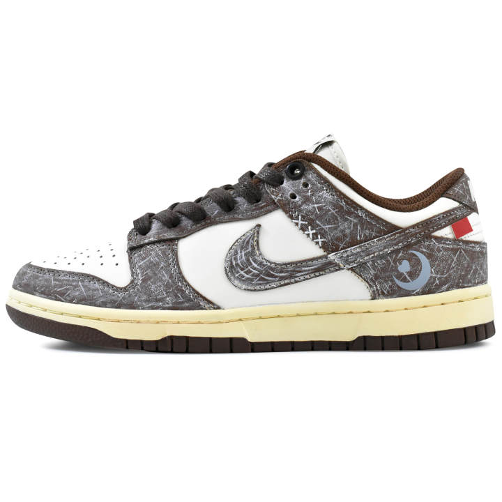 Nike Nike Dunk Skateboard Shoes Women's Low Top Brown, White