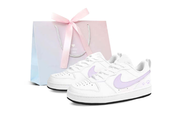 Nike Nike Court Borough Low top Skateboard Shoes Unisex Purple