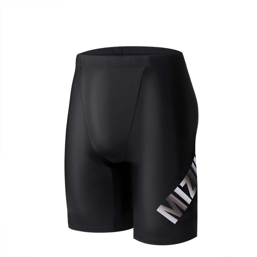 Mizuno Mizuno Swimming Shorts Men's Black Silver Moderate
