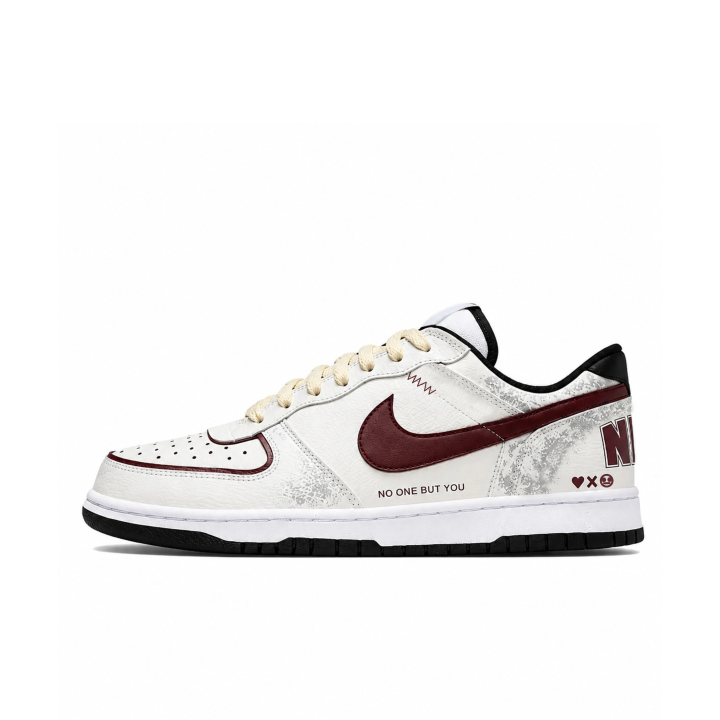 Nike Nike Big Skateboard Shoes Men's Low Top White Red