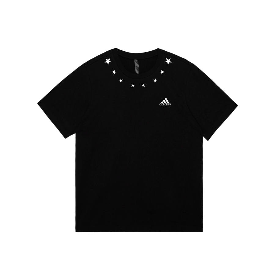 Adidas Adidas MUST HAVES T Shirts Unisex Black Crew Neck Moderate Straight Fit