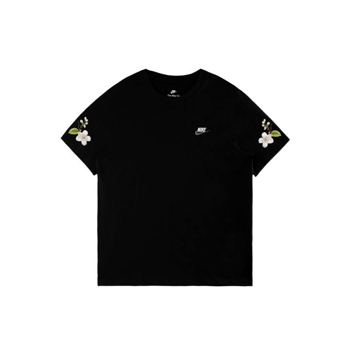 Nike Nike Sportswear T Shirts Unisex Black/White/Dark Gray Crew Neck Moderate