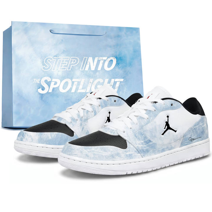 Jordan Jordan COURT CONNECT Skateboard Shoes Unisex Low Top White/Blue/Black/Gray