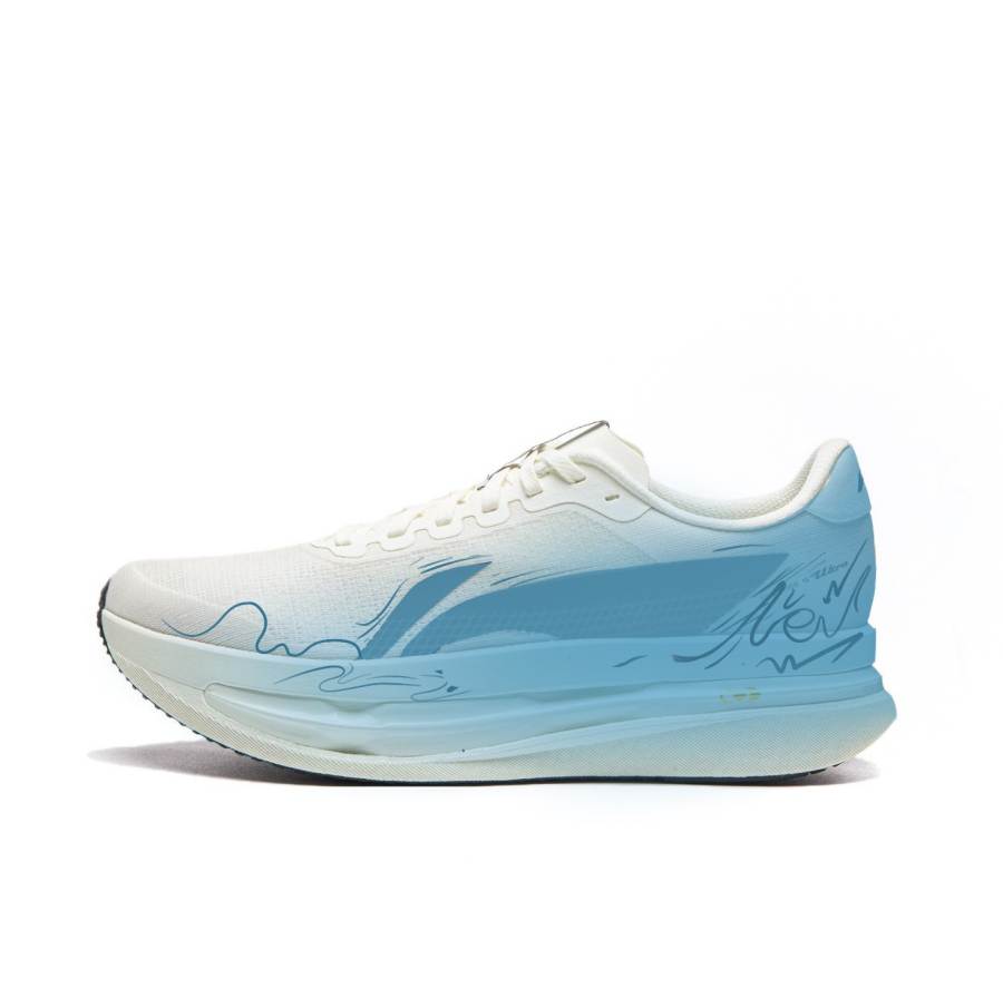 Li-Ning Li Ning Red Hare 9 ULTRA Running Shoes Unisex Low Top White Blue Gradient Colorway