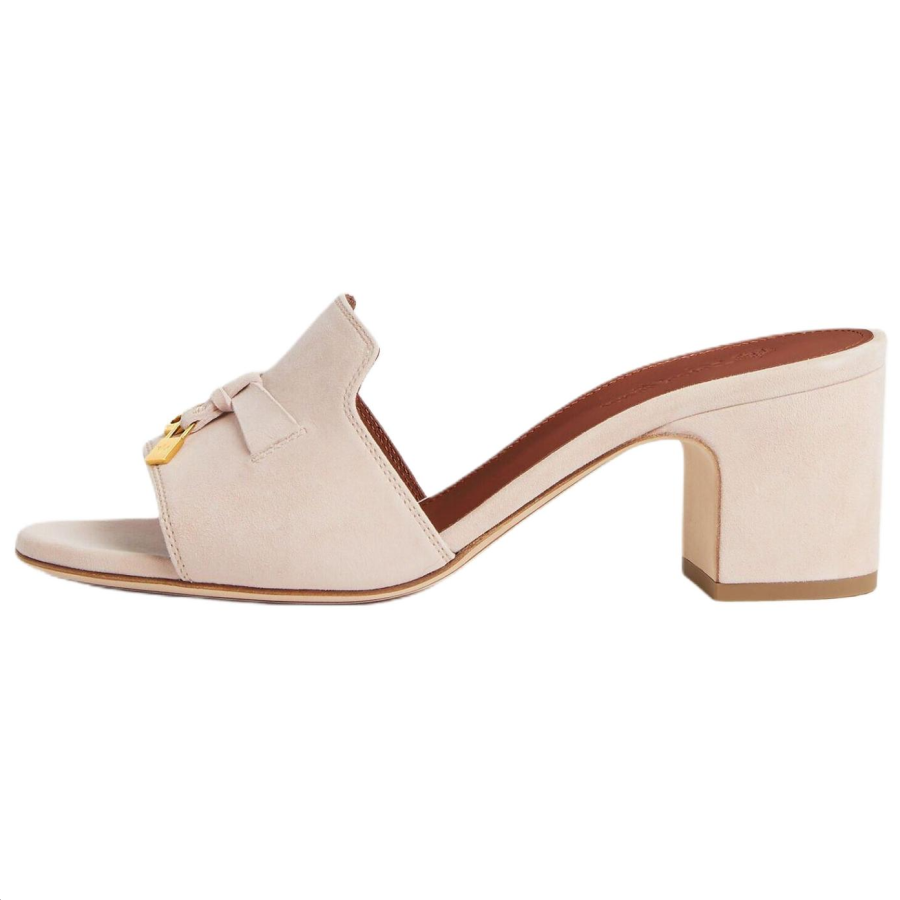 Loro Piana Slide Slippers Women's Beige