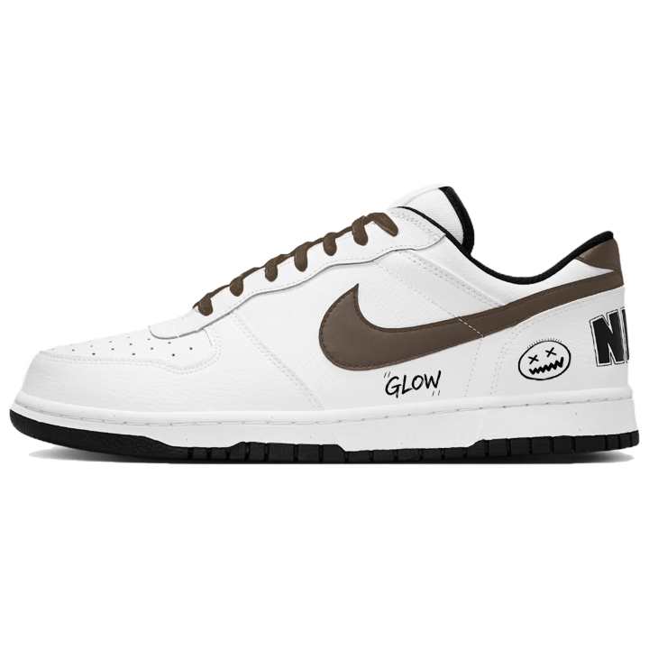 Nike Nike Big Skateboard Shoes Men's Low Top Brown