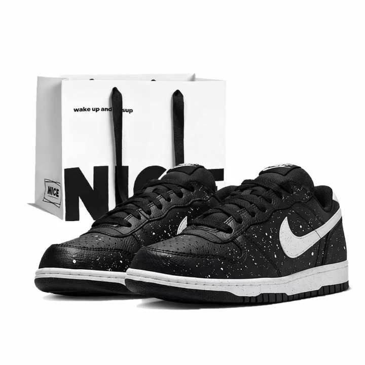 Nike Nike Big Low Lux Skateboard Shoes Men's Low Top Black White