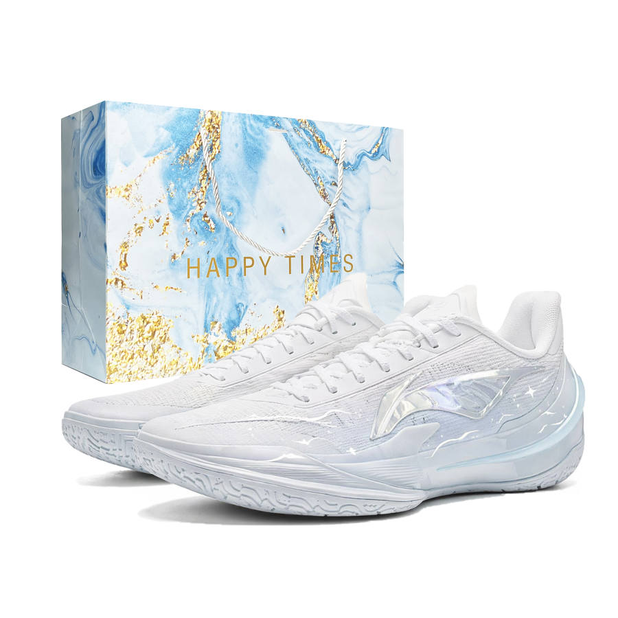 Li-Ning Li Ning Liren 5 V2 Basketball Shoes Men's Low Top Blue White