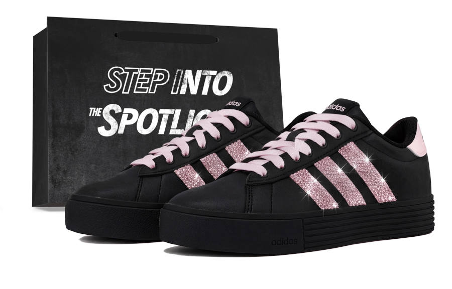 Adidas Adidas Daily 4.0 Skateboard Shoes Unisex Low Top Black/Pink
