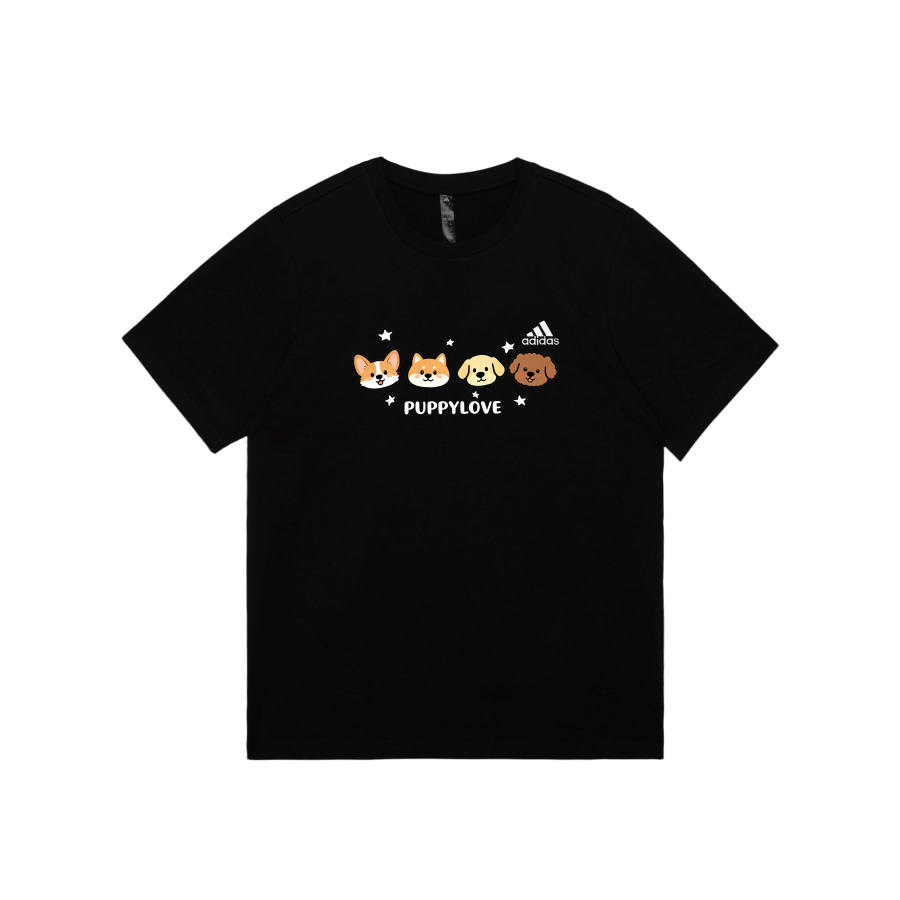 Adidas Adidas MUST HAVES T Shirts Unisex Black Crew Neck Moderate Straight Fit