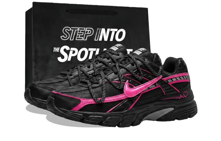Nike Nike Initiator Running Shoes Unisex Low Top Black/Pink