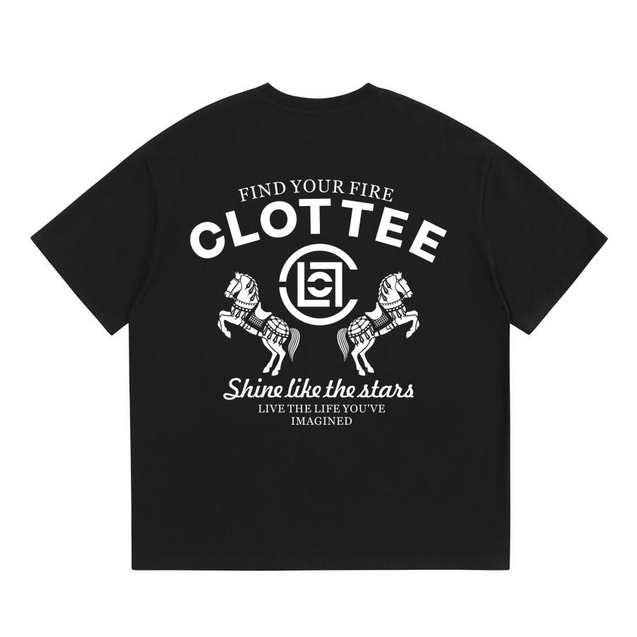CLOT T Shirts Unisex Crew Neck Moderate Straight Fit