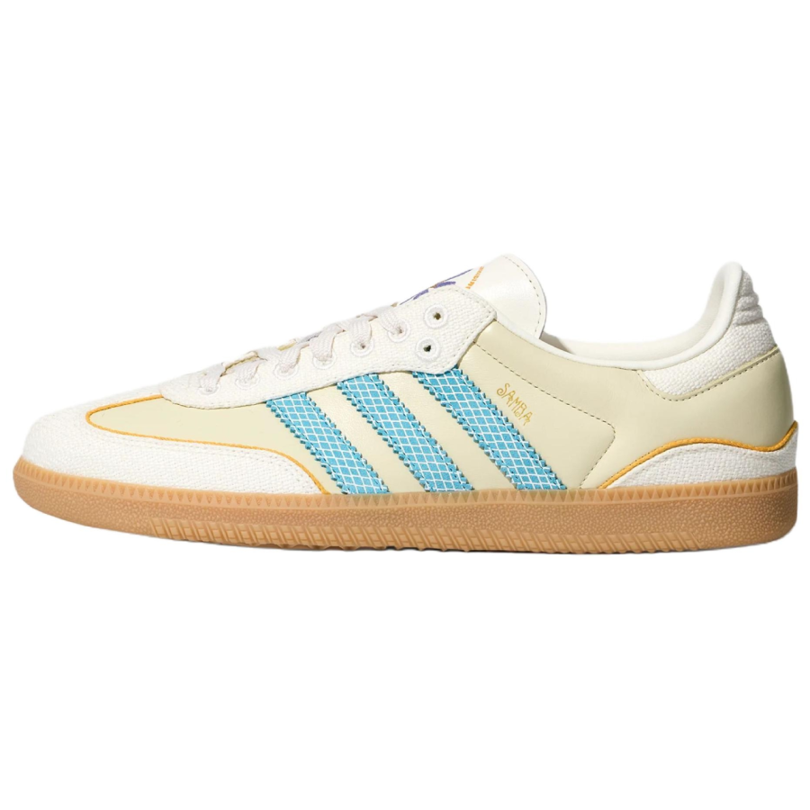 Adidas Originals SAMBA OG German Army Trainers Unisex Sandstorm/Textured Yellow/Jade White