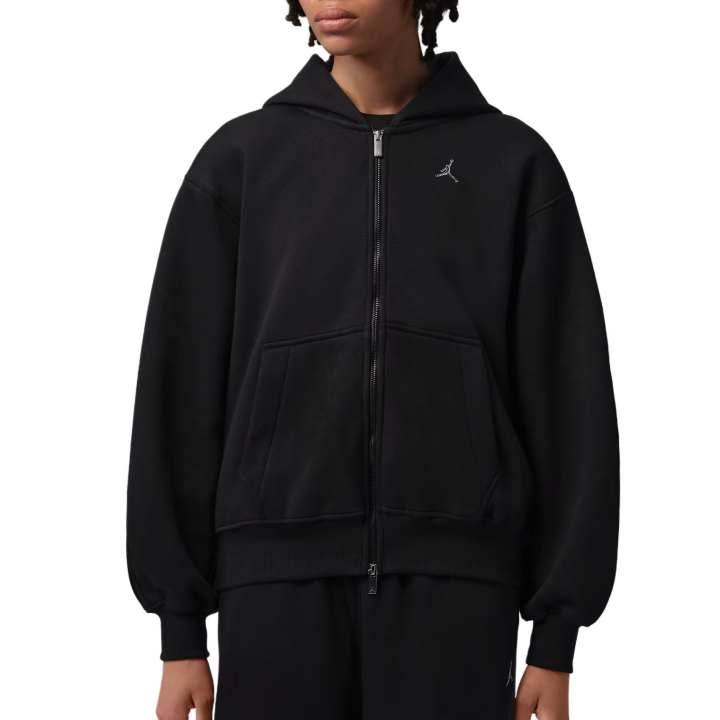 Jordan Jordan Brooklyn Sweatshirts Women's Black Hooded Non Detachable Moderate