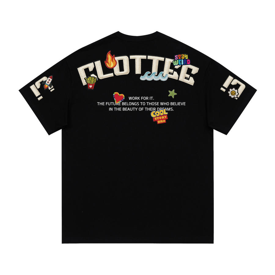 CLOT T Shirts Unisex Crew Neck Thin Straight Fit