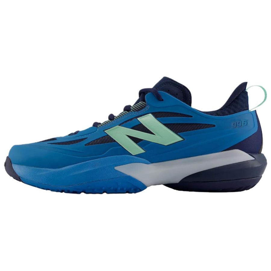 New Balance New Balance NB FuelCell 996v7 Tennis Shoes Men's Low Top White Printer Ribbons Light Cobalt Blue