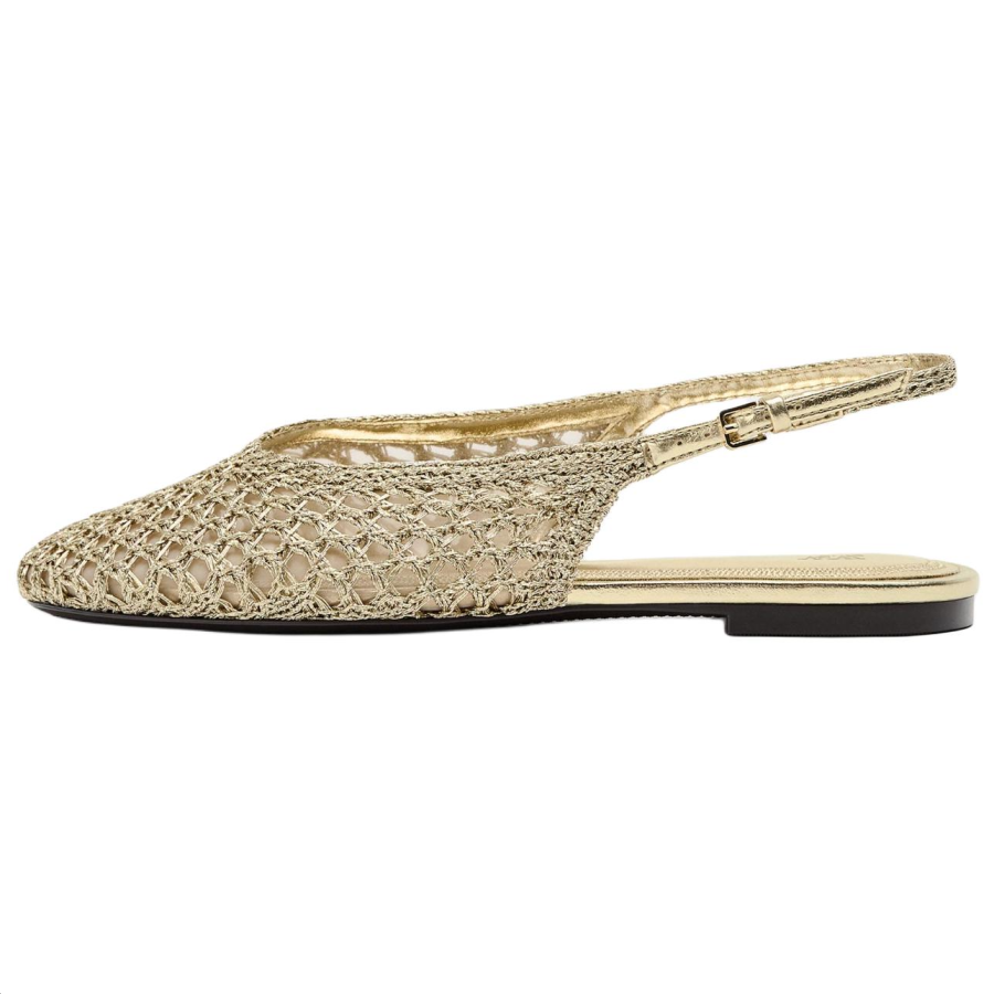 ZARA Women's Casual Shoes Women's Gold