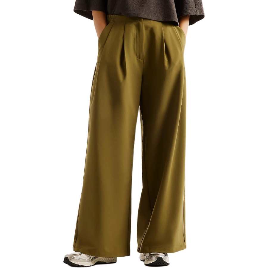 New Balance New Balance NB Grey Casual Pants Women's Seaweed Green Moderate