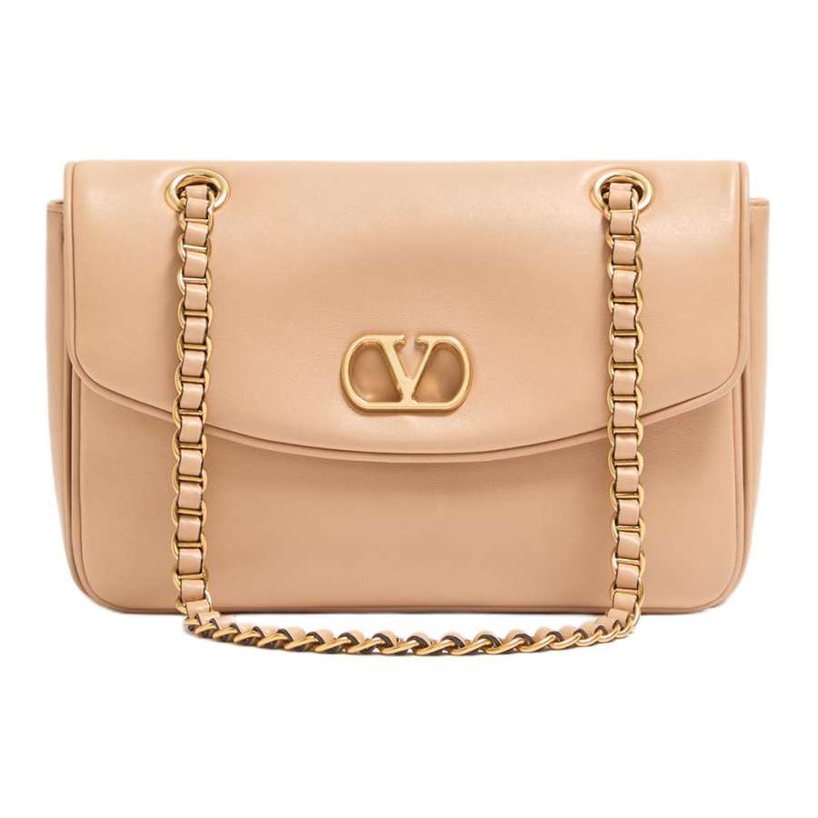 Valentino Sheepskin Crossbody Bags Medium Women's Pink