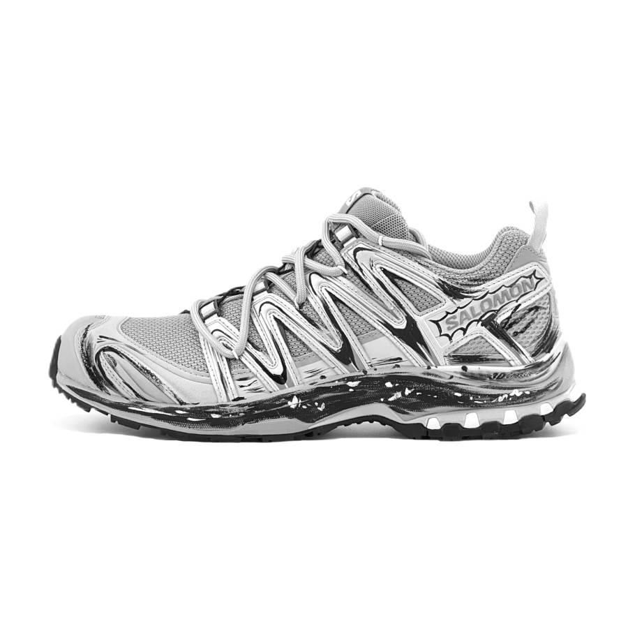 SALOMON XA PRO 3D Running Shoes Unisex Low Top White/Gray/Black