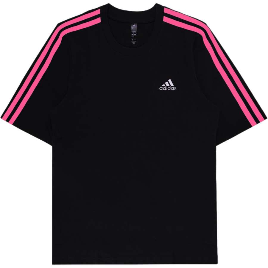 Adidas Adidas MUST HAVES T Shirts Unisex Black Crew Neck Thin Straight Fit