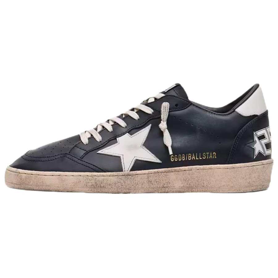 Golden Goose Ball Star Low top Skateboard Shoes Men's Black
