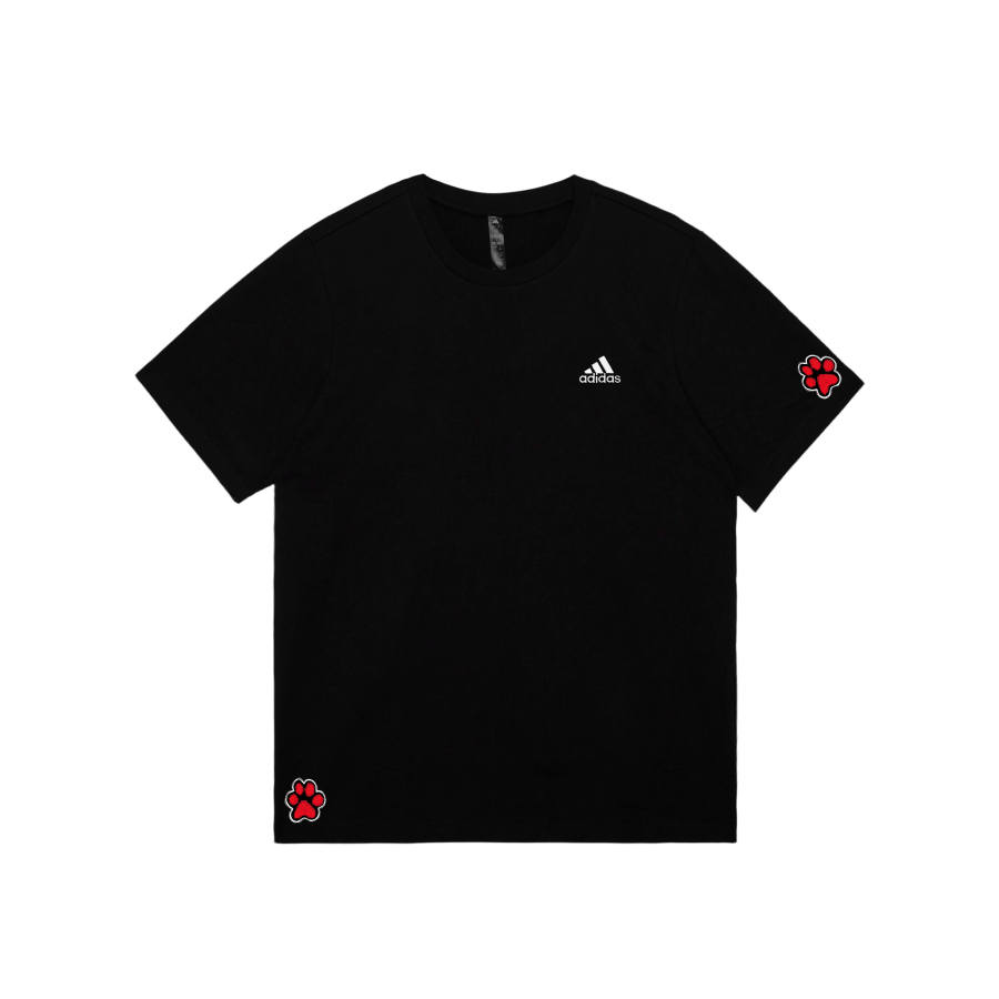 Adidas Adidas MUST HAVES T Shirts Unisex Black Crew Neck Moderate Straight Fit