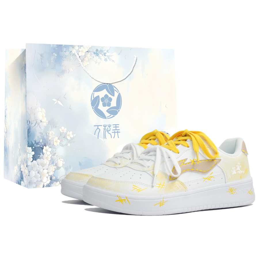 Li-Ning Li Ning Floating Boat Skateboard Shoes Women's Low Top Yellow/White