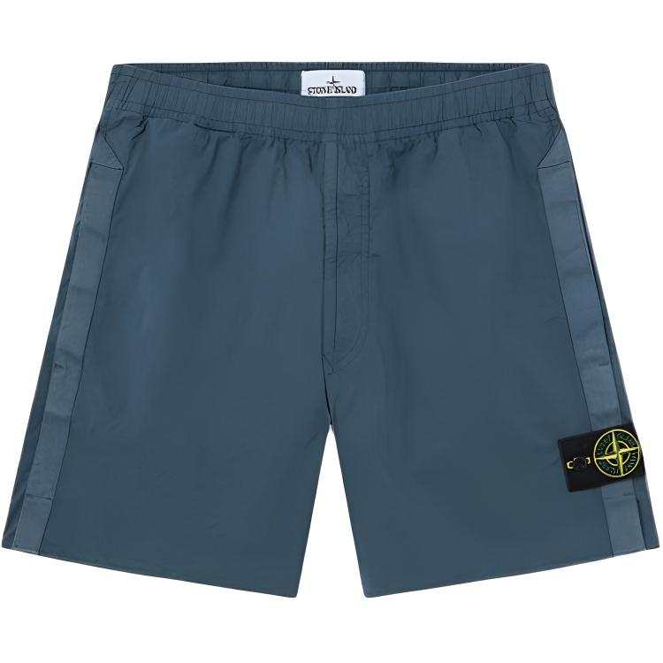STONE ISLAND FW26 Casual Shorts Men's Slate Blue