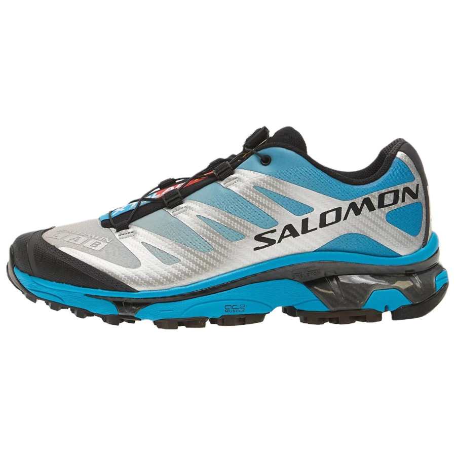 SALOMON XT 4 Running Shoes Unisex Silver Blue Black