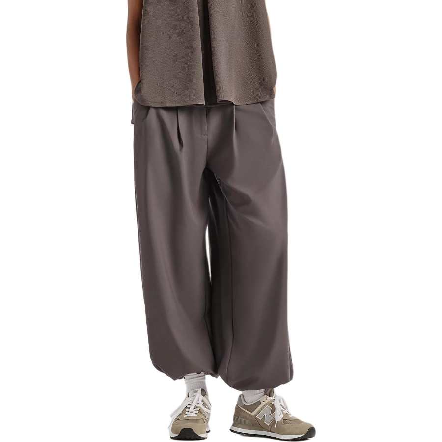 New Balance New Balance NB Grey Casual Pants Women's Cement Black Moderate