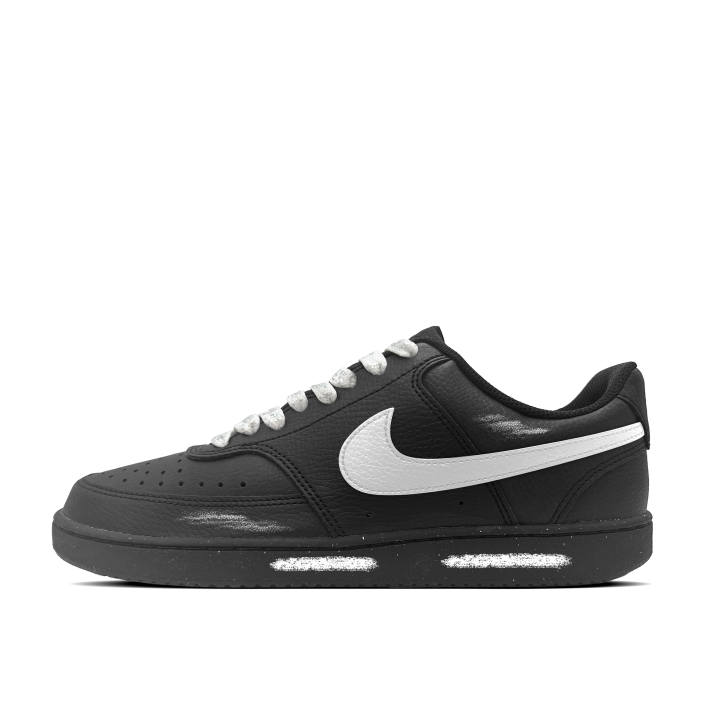 Nike Nike Court Vision Low Skateboard Shoes Unisex Low Top Black, White