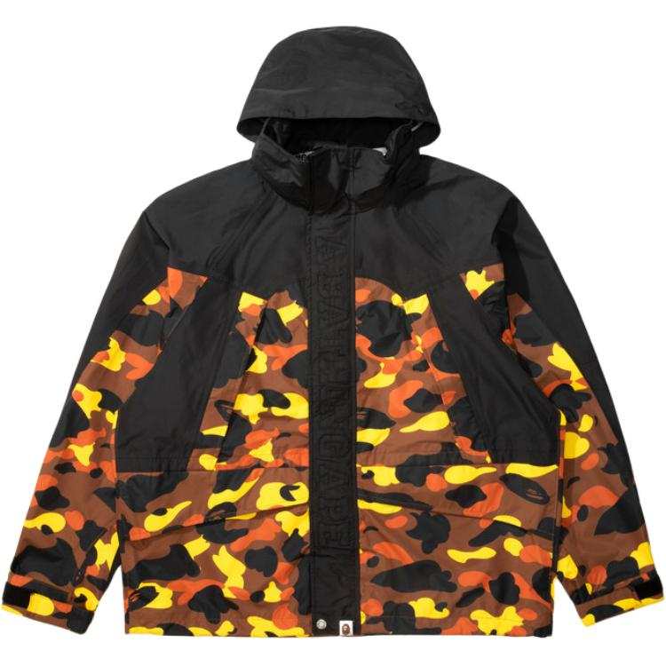 A BATHING APE 1ST CAMO Jackets Unisex Hooded Non Detachable Moderate Straight Fit