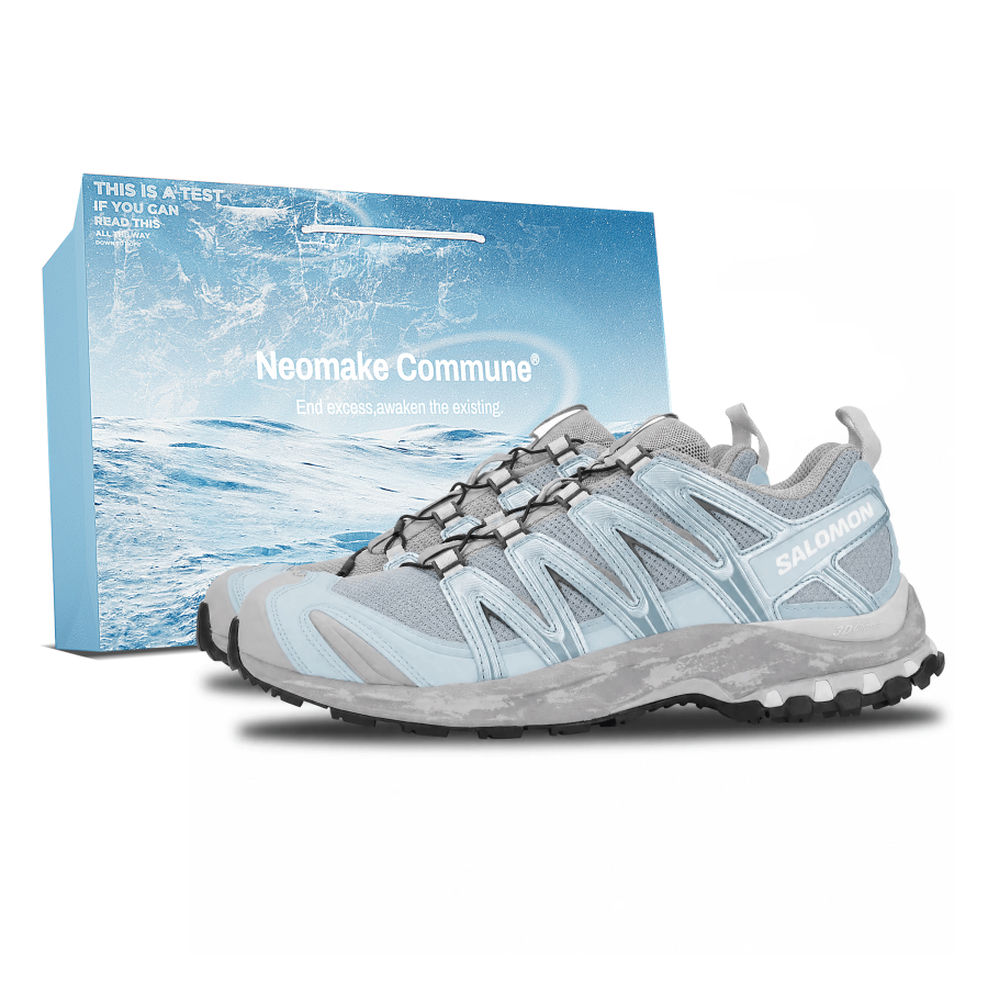 SALOMON XA PRO 3D Running Shoes Unisex Low Top Black/Gray/White/Blue