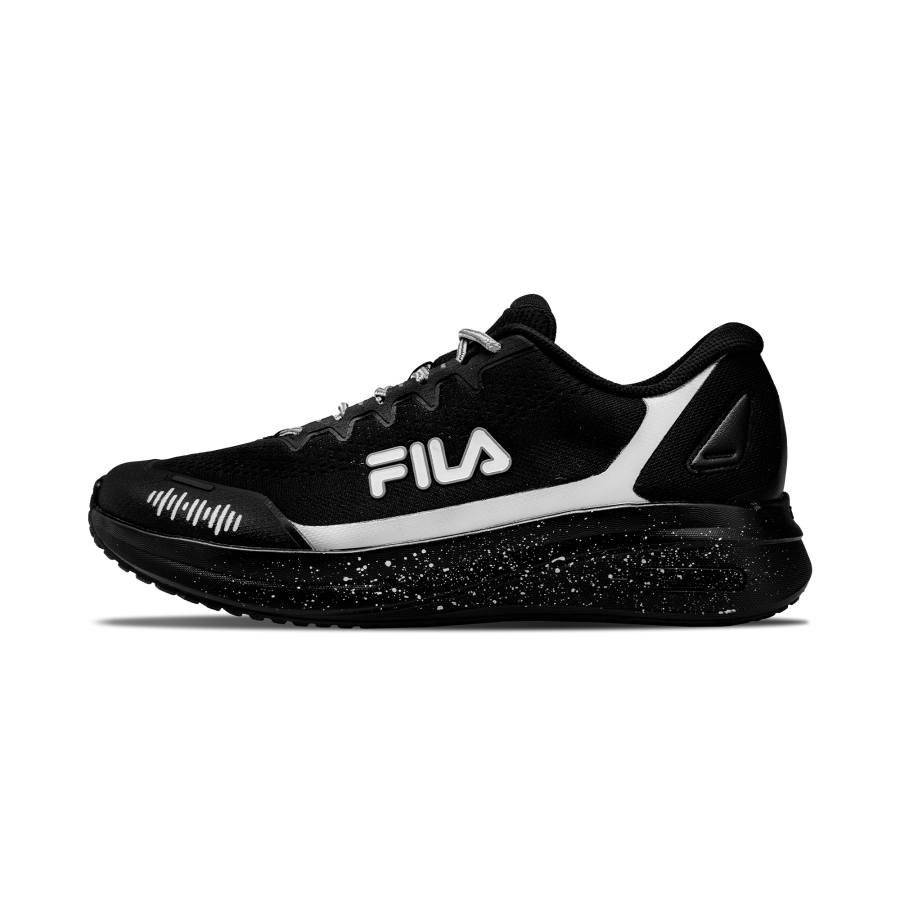 FILA Soft Cloud 4 Running Shoes Men's Low Top Black Silver