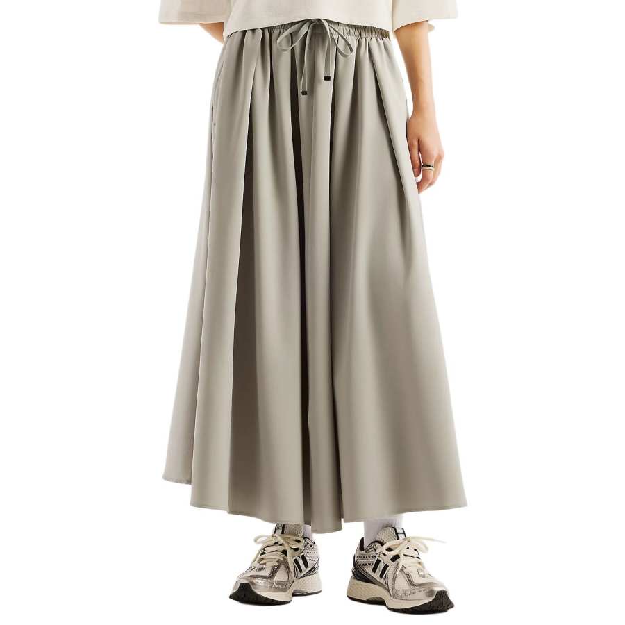 New Balance New Balance NB Grey Casual Long Skirts Women's Gray Moderate Long Skirt Other