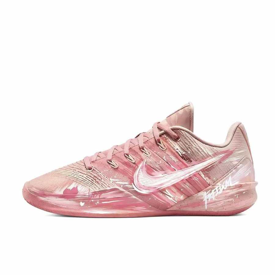 Nike Nike Sabrina 3 Basketball Shoes Unisex Low Top Pink/White