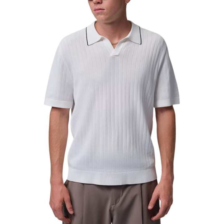 Jordan Jordan Sport Golf Clothing Men's Sail White V Neck Moderate