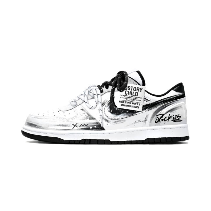 Nike Nike Big Skateboard Shoes Unisex Low Top Gray