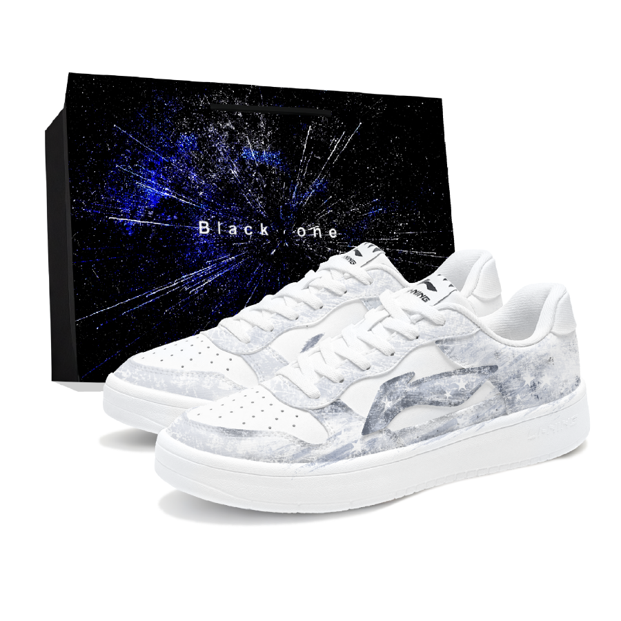 Li-Ning Li Ning Floating Boat Skateboard Shoes Men's Low Top White/Gray/Blue