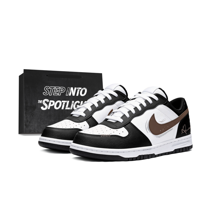 Nike Nike Big Low Lux Skateboard Shoes Unisex Low Top Black, Brown