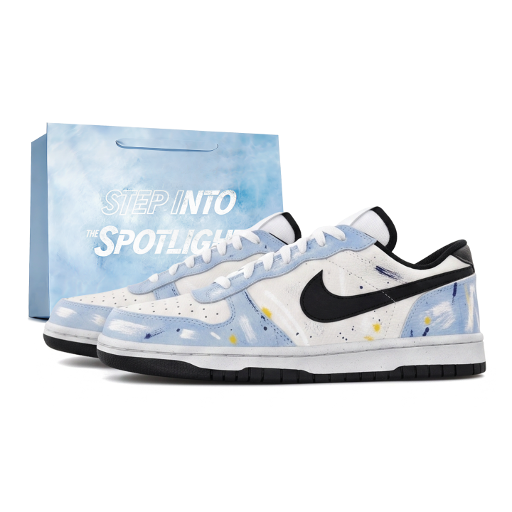 Nike Nike Big Skateboard Shoes Men's Low Top Black