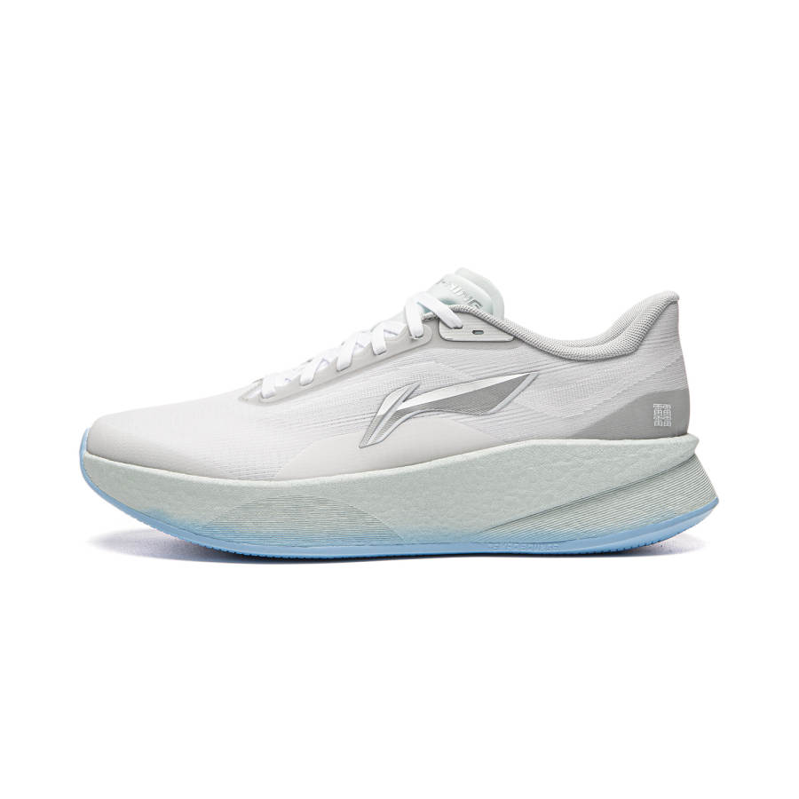 Li-Ning Li Ning Shadowman Running Shoes Men's Low Top White/Gray