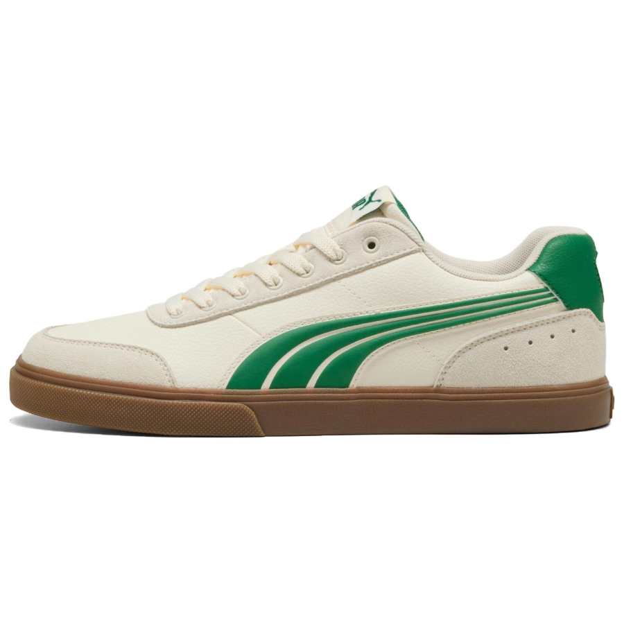 PUMA Court Ever Skateboard Shoes Unisex White Green